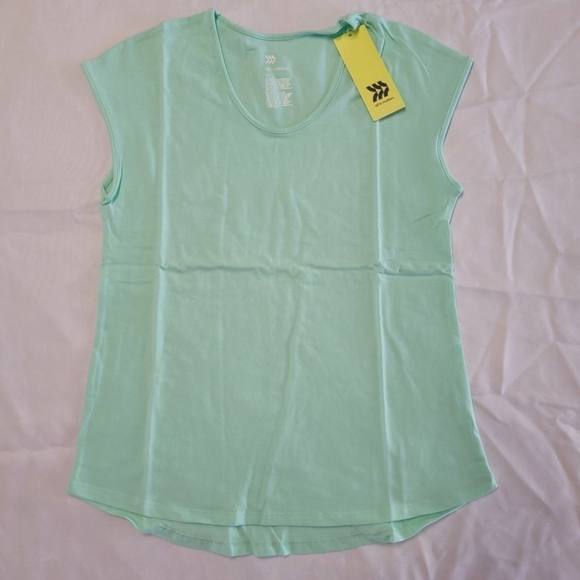 all in motion Tops - ALL In Motion Women's Mint Green Cap Sleeve T-Shirt